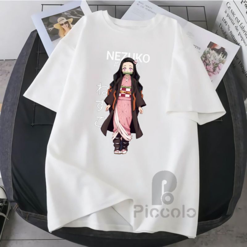 baju kaos anak anak Kitana Kimetsu No Yaiba / Baju Kaos Demon Slayer Nezuko Zenitsu t shirt