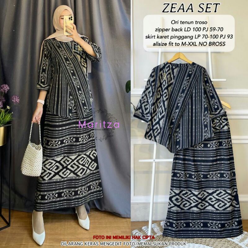 SETELAN ZEAA SET ORI TENUN  BY MARITZA