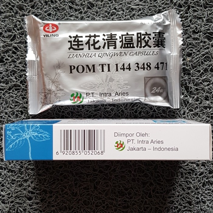 LIANHUA QINGWEN CAPSULE 24'S BPOM ( INTRA ARIES ) SUPER AMPUH 