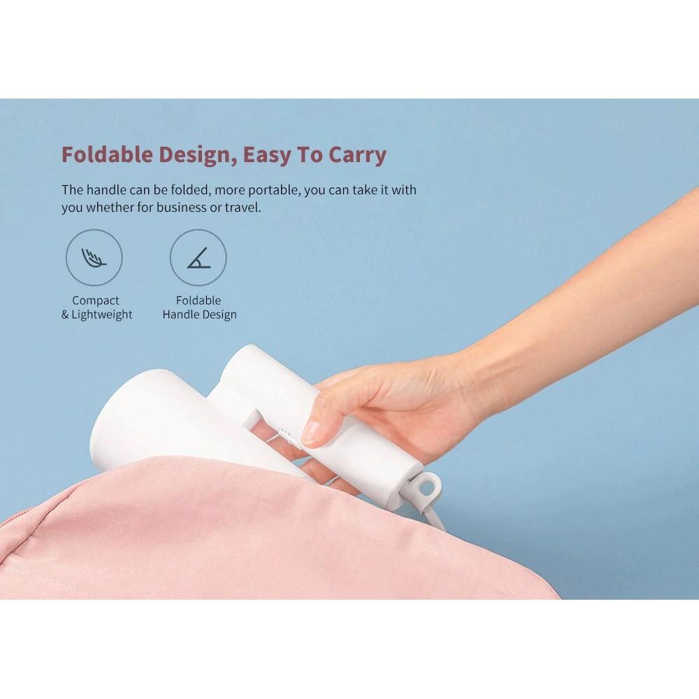 XIAOMI MIJIA Anion Portable Foldable Hair Dryer 1600W - CMJ02LXW - Hair Dryer Portable Travelling