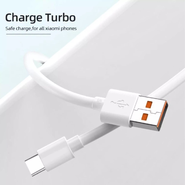 KABEL CHARGER XIAOMI REDMI NOTE 10 POCO X3 M3 F3 Mi 9 Mi 10 TURBO CHARGE TYPE C