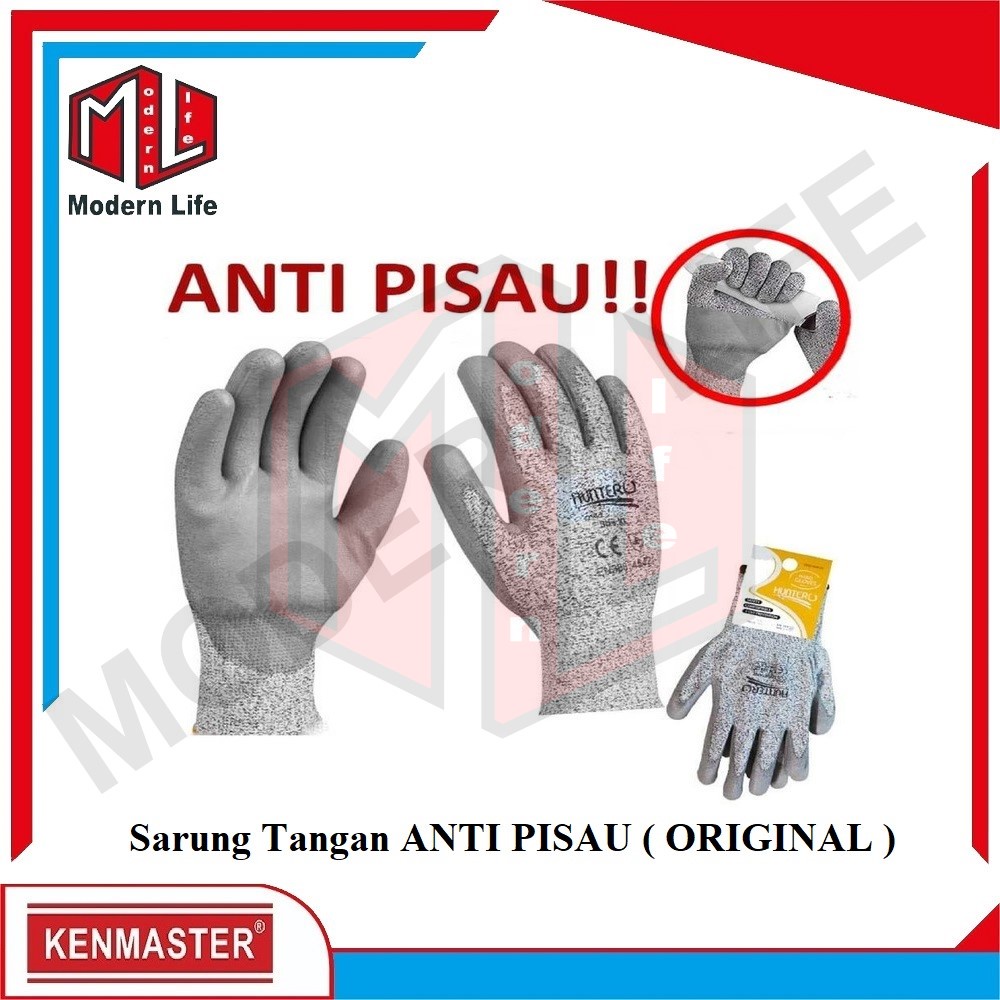 Sarung Tangan Kerja Anti Iris Anti Sayat Pisau Cut Resistant Gloves