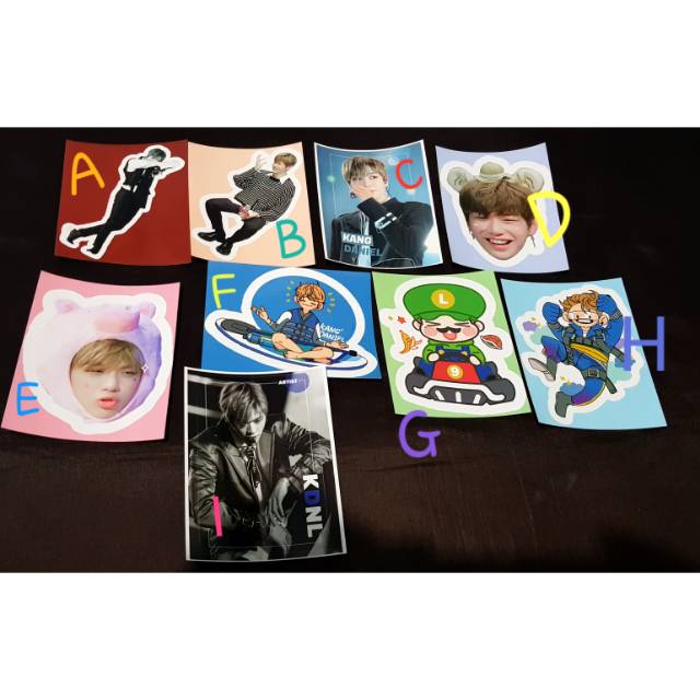Kang Daniel Sticker Luggage dari Season Greeting fansite ColorofDaniel