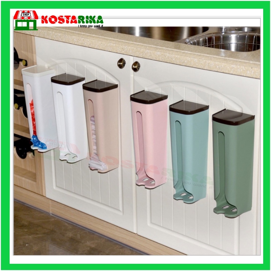 Tempat Kresek Dispenser Kantong Plastik Penyimpanan Kantong Plastik Rapi Plastic Storage Box Organizer