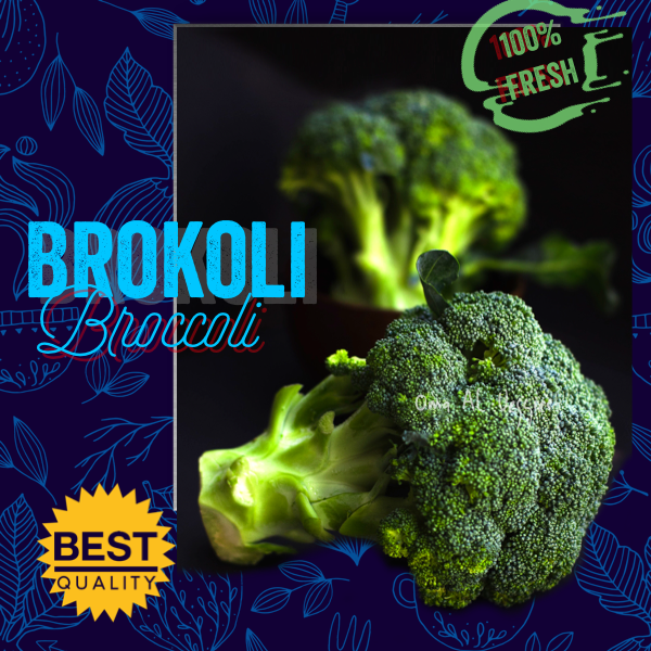 

BROKOLI HIJAU / BROCCOLI Per 500 gram SAYURAN SEGAR