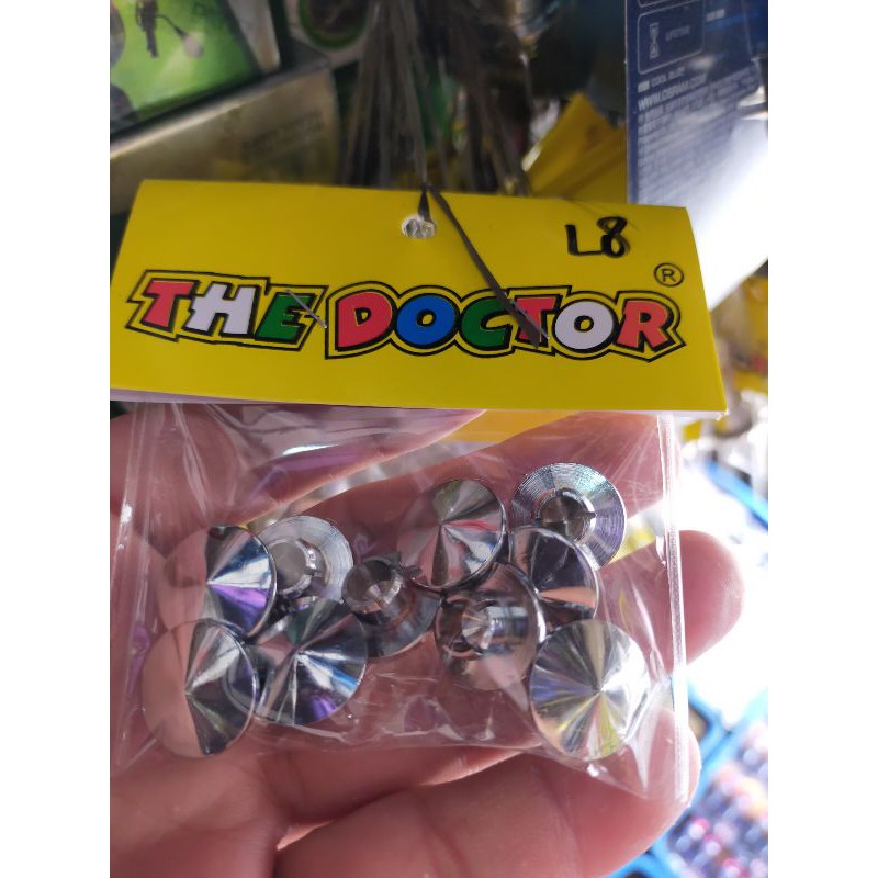 KANCING BAUT L8 STAINLESS ISI 10 BIJI TUTUP BAUT L STAINLESS