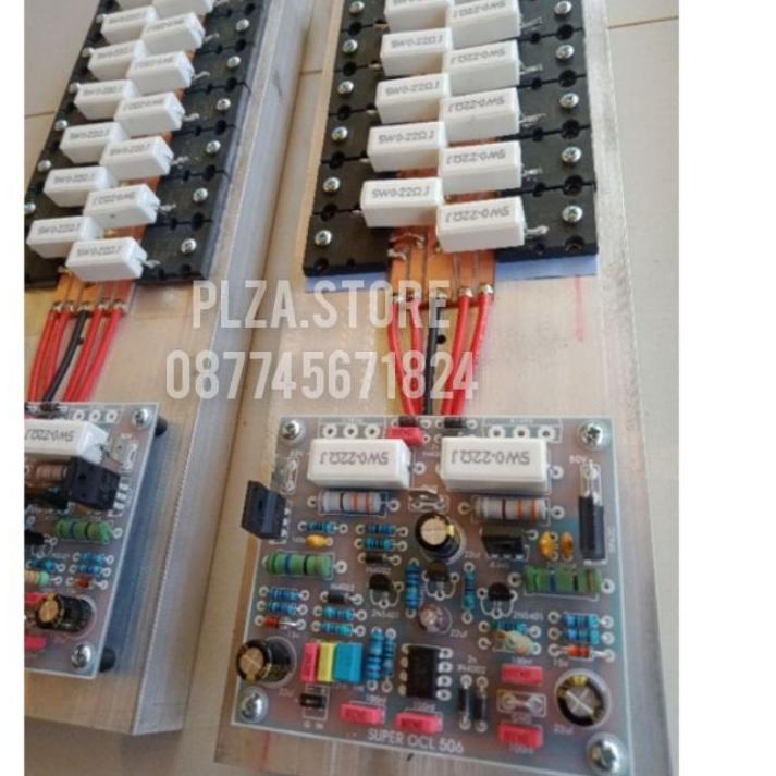 Oke Price.. Kit power amplifier socl 506 balap Driver Socl 506 lengkap Tr dan Heatsink Clas AB kelas