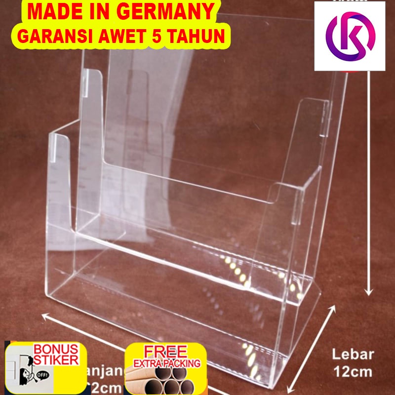 

Promo Acrylic tempat brosur A4 2 Susun