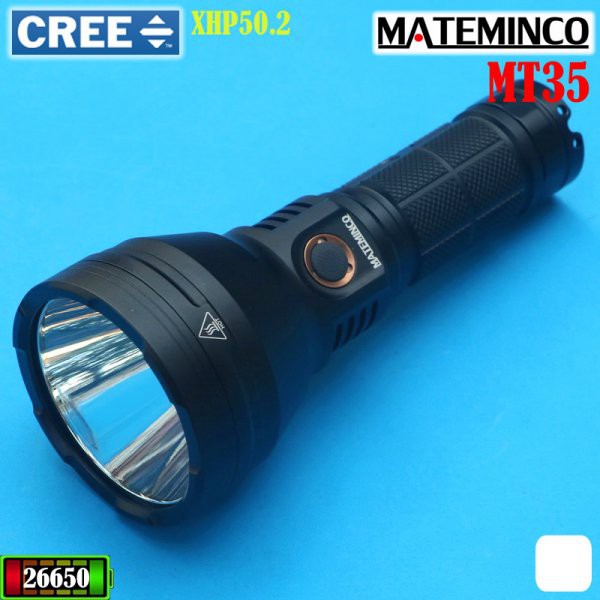 Senter Led Cree  FOCUS MATEMINCO MT35 NOT ASTROLUX FT03 ORI XHP50.2 CREE 6.500K