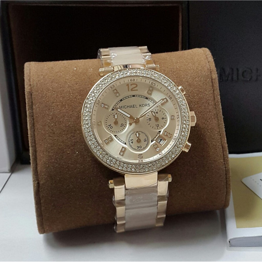 

Michael Kors MK** ladies combi acrylic & box (3.8cm)