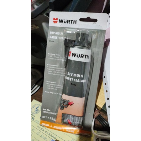 （Original) Lem RTV Wurth Lem Silicone Abu² Grey 85gram
