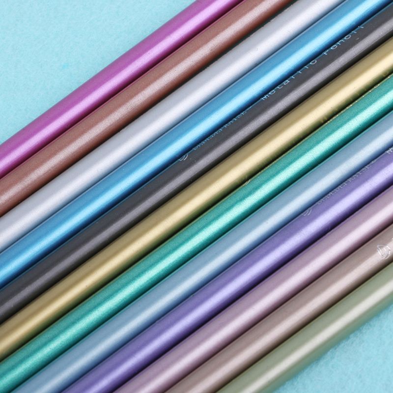 

Ongkir Gratis ya 12Pcs Metallic Non-Toxic Colored Drawing Pencils 12 Color Drawing Sketching Pencil