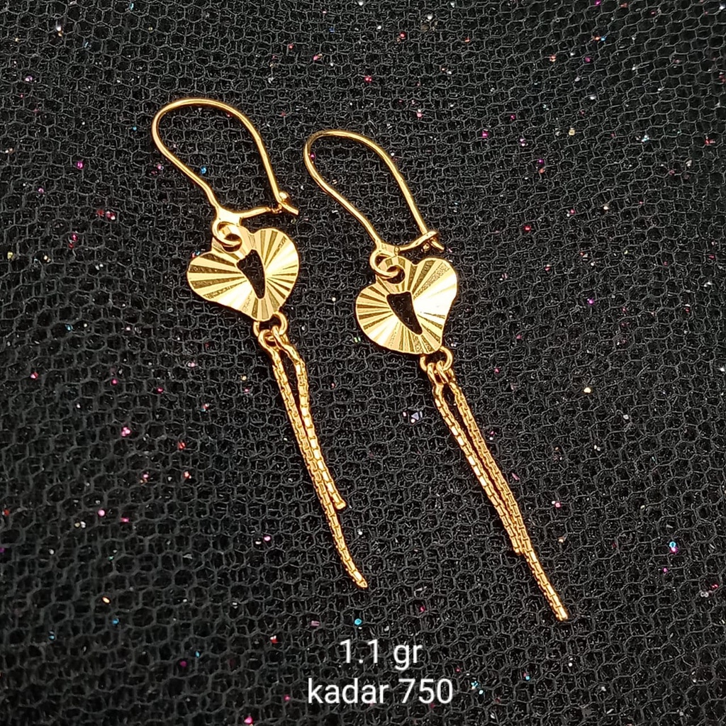 Anting Emas 17K - 1.1 gr Kadar 750 - 503