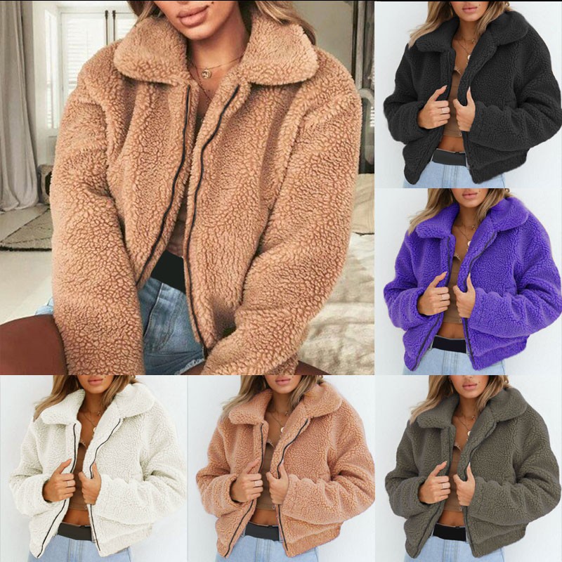 hooded fluffy jacket