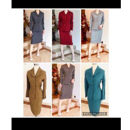 set blazer wanita kantor