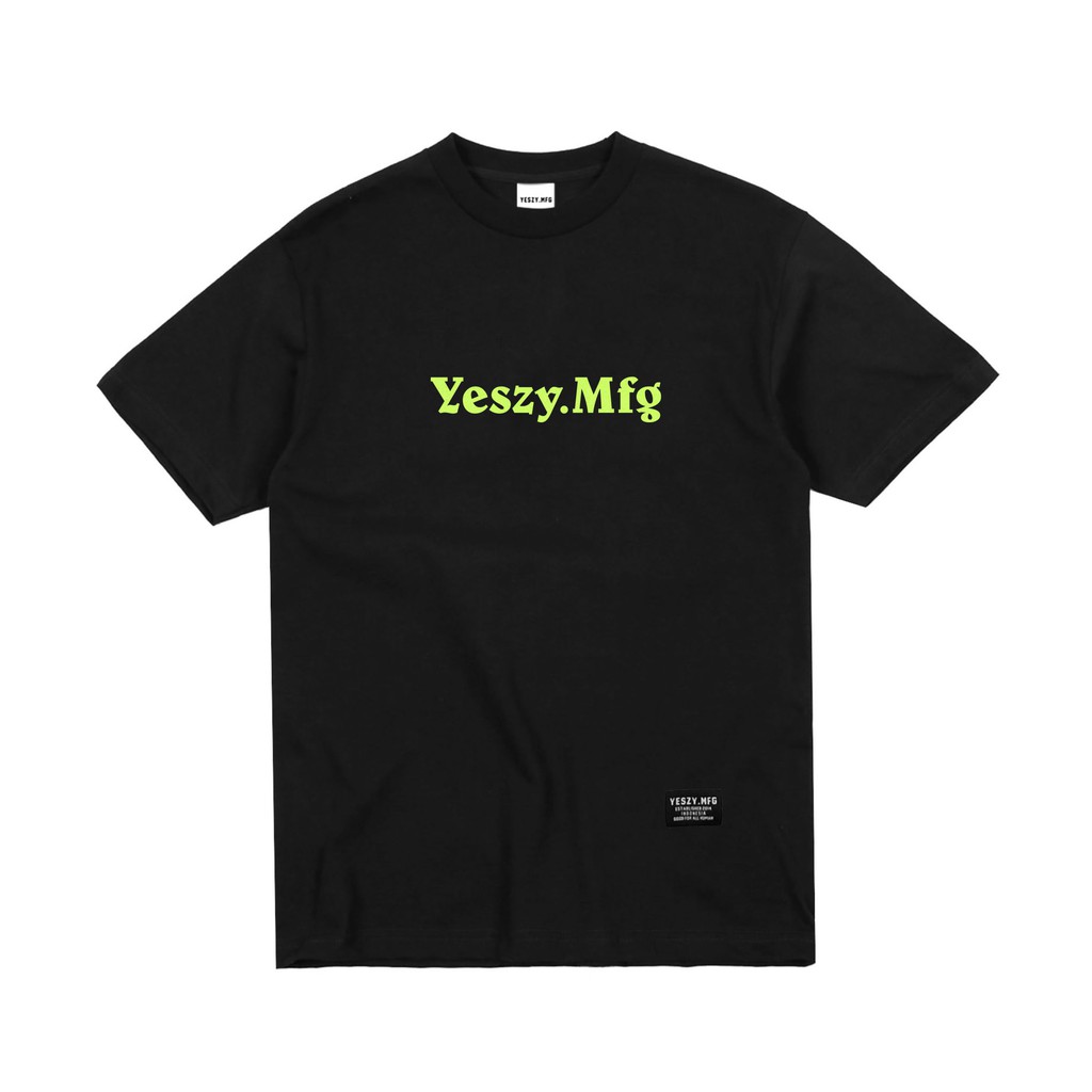 YESZY.MFG Tshirt Black Grace F. Neon Green