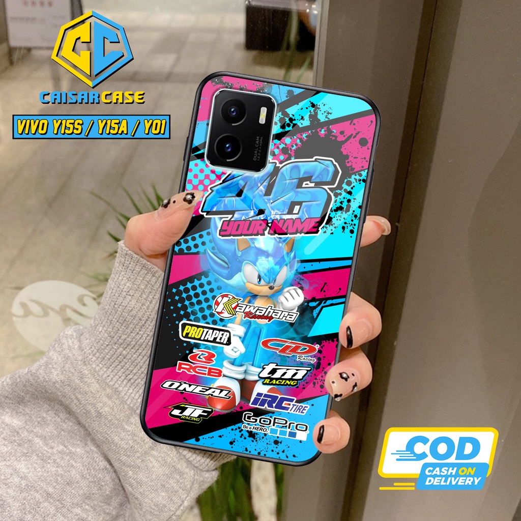 Kaisar Case - Case Hp Racing  Vivo Y15S / Y15A / Y01 (2D05RC) Bisa Pakai Nama Dan Nomor Sesukamu Fas
