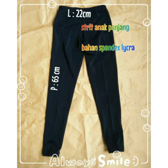 celana strit anak / short panjang murah