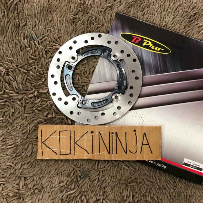 piringan bpro pcx 220mm original floating honda lobang 4 disk black