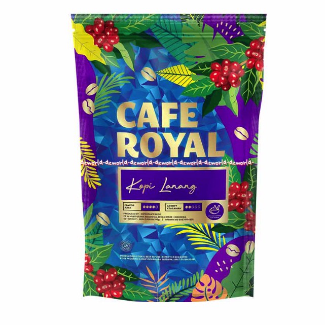 Cafe Royal 100gr Kopi Lanang Paradise Arabica Tropical Robusta Kopi Bubuk Royal Cafe Coffee Kopi Ground Coffee Caferoyal Cave