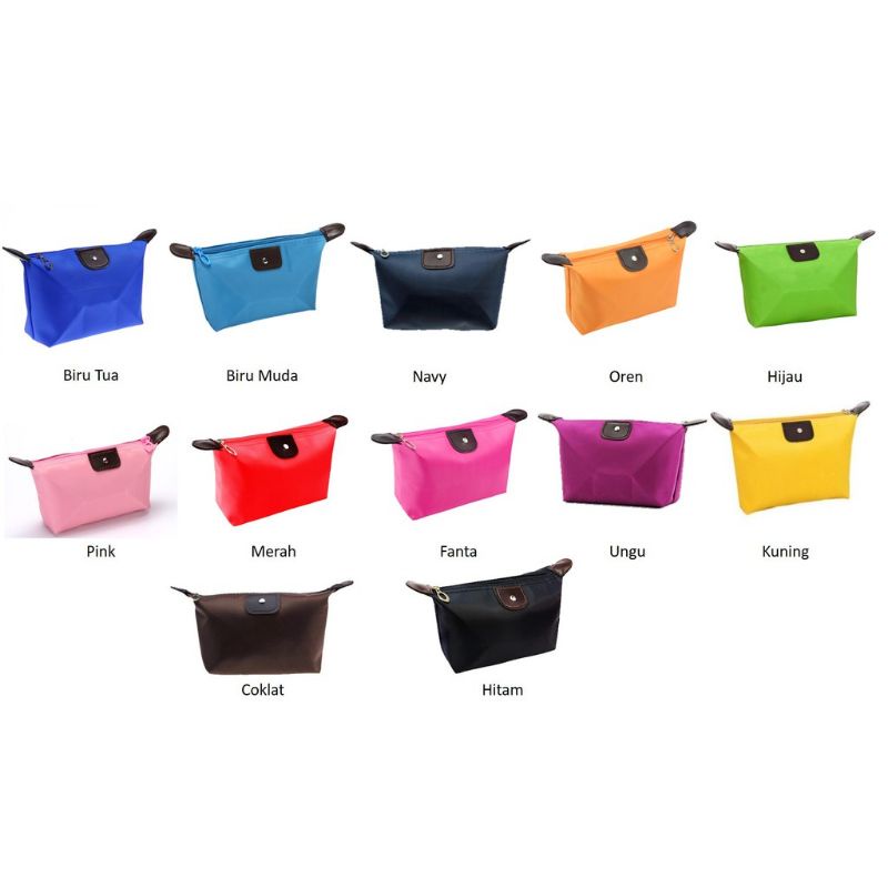 Tas Kosmetik Mini Pouch Kosmetik Makeup Tools Import Murah