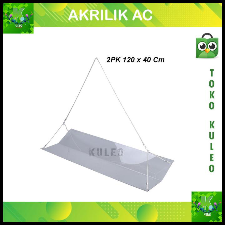 Talang Ac / Akrilik 2 Pk / Ac Reflector / Penahan Angin Ac 2Pk