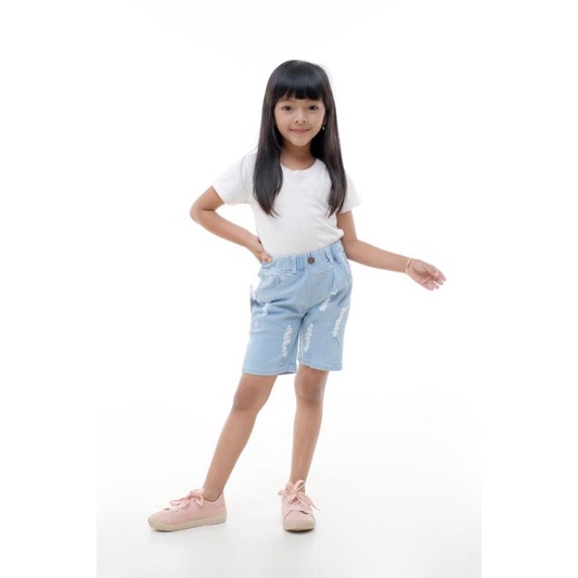 Celana pendek anak  bahan tebal jeans anak /makenzo