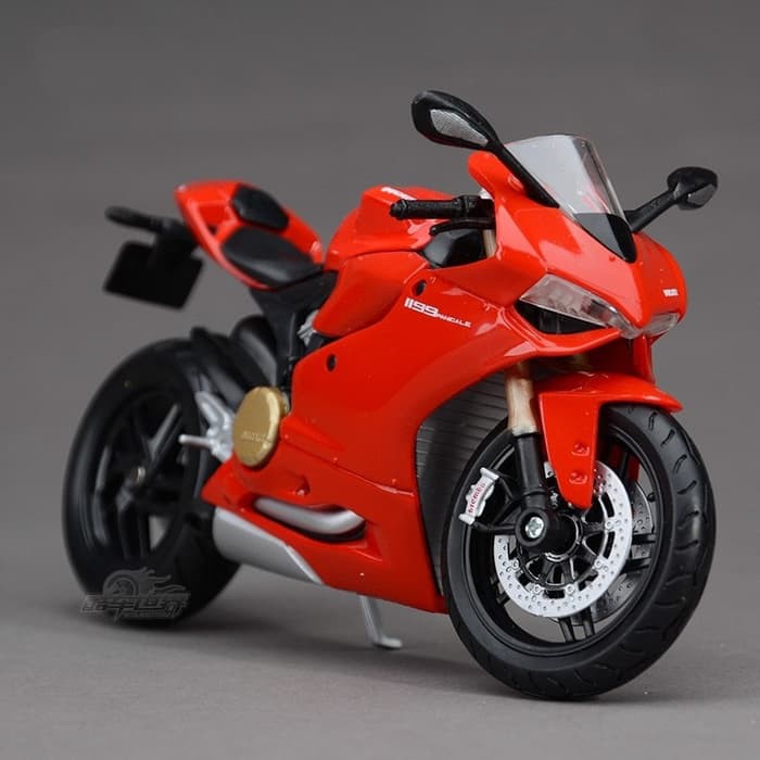 Diecast Ducati - Diecast New Ray Vespa - Diecast Motogp Miniatur Motor Ducati Panigale - Diecast