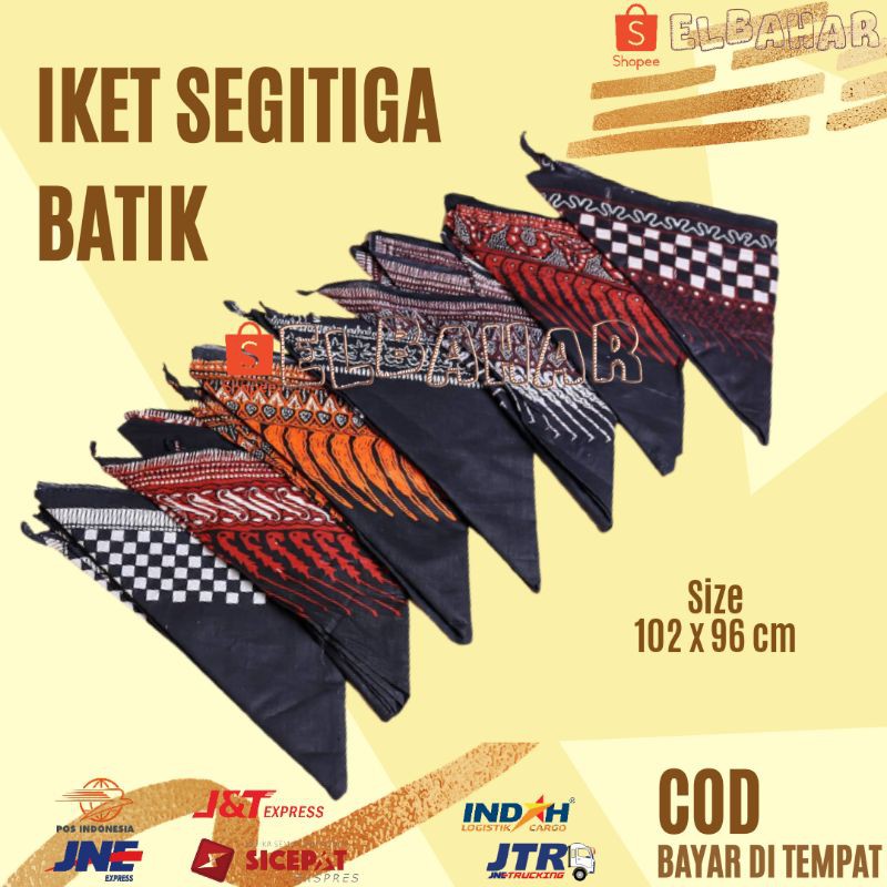 Udeng Batik Segitiga | Ikat Batik Iket Batik Segitiga Blangkon Totopong Beeket Iket Jawa