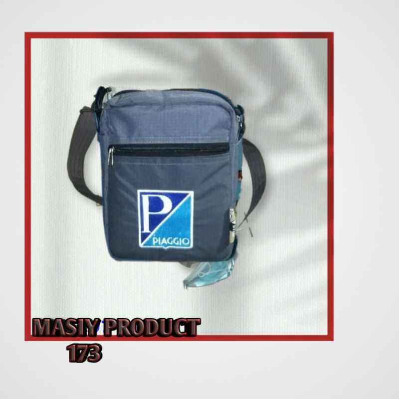 TAS SELEMPANG PRIA TAS SELEMPANG VESPA LOGO BORDIR TAS SELEMPANGVESPA