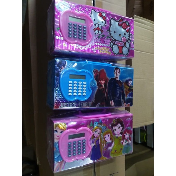 +FREE BUBLE WRAP TEMPAT KOTAK PENSIL KODE 3D LAMPU LED 3 susun 3 MODE NYALA-7