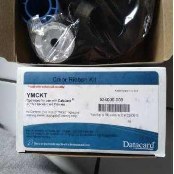 Ribbon Datacard YMCKT - 500 Image PN 534000-003 Made In USA