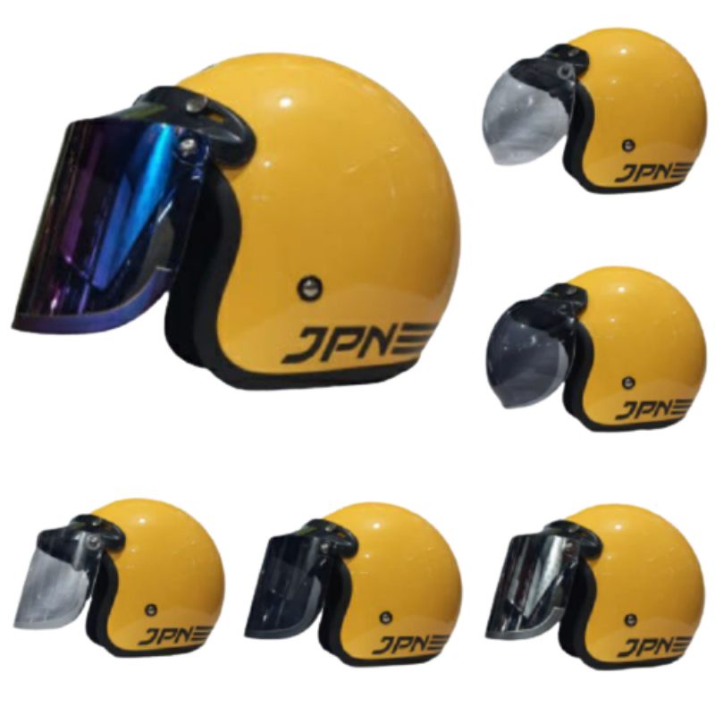 Helm jpn kuning glossy ORIGINAL ((COD))