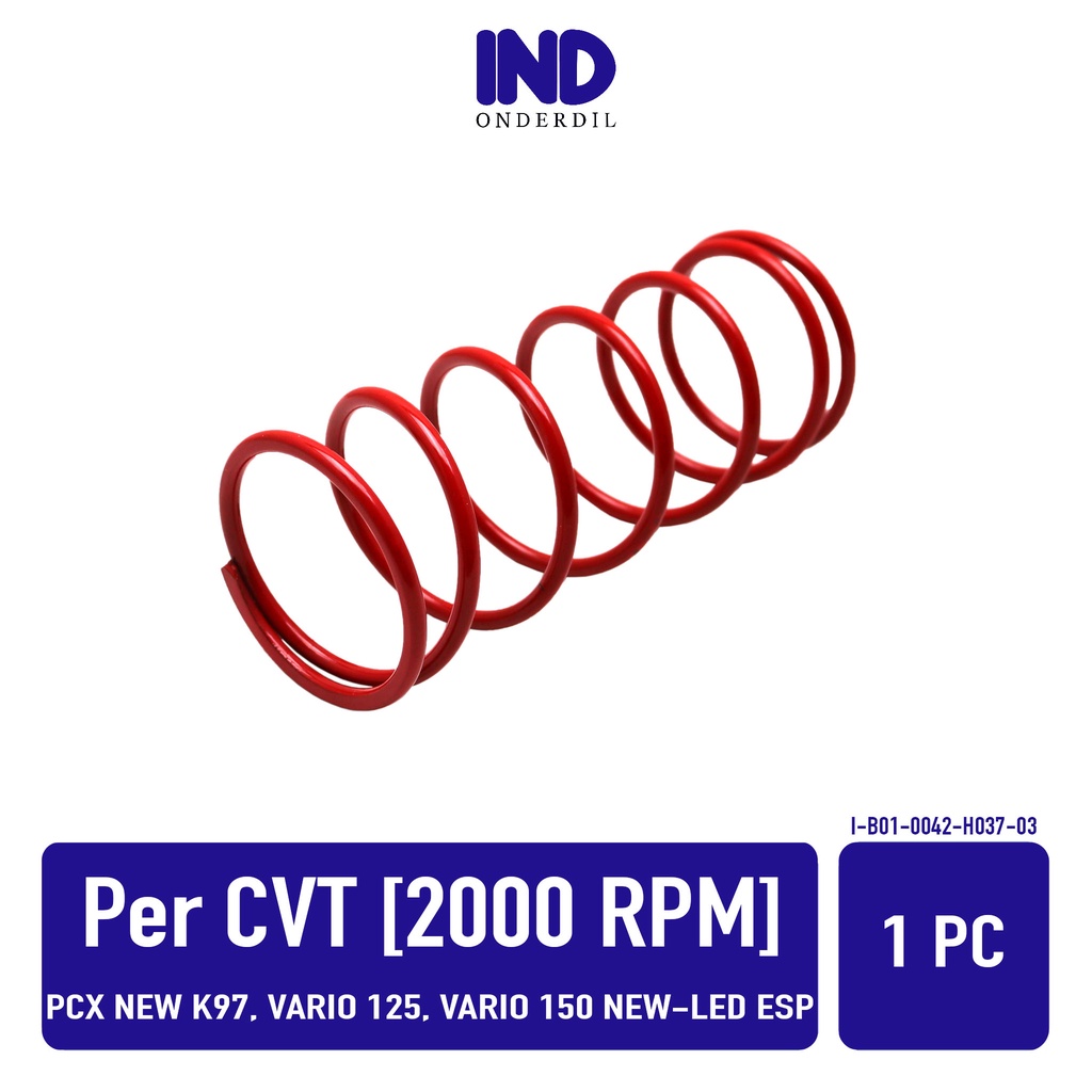 Per-Peer-Pir-Ver Pully-Puly-Puli CVT Racing 2000 RPM PCX New K97 2018–2020 &amp; Vario 125-150 New eSP LED eSP 2015-2022