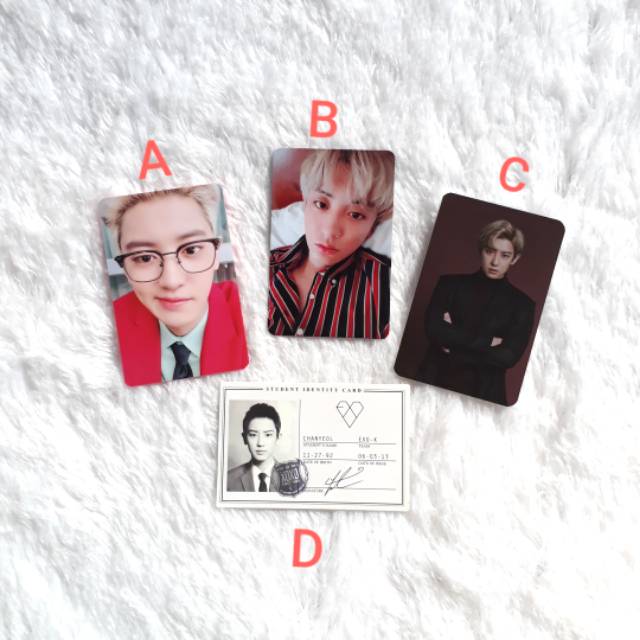 PHOTOCARD CHANYEOL (sisa pc lighstick)