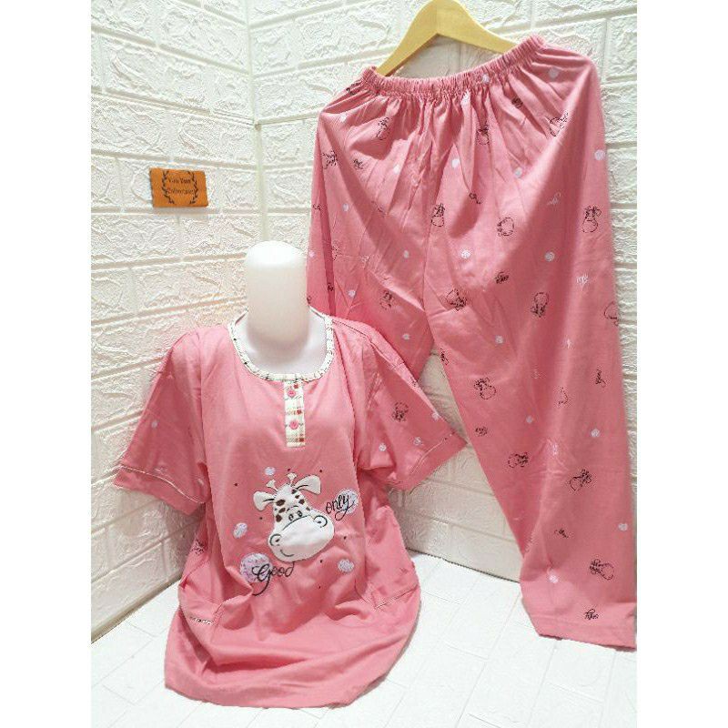 BAJU TIDUR TESSA UK REMAJA-JUMBO TANGAN PENDEK CELANA PANJANG