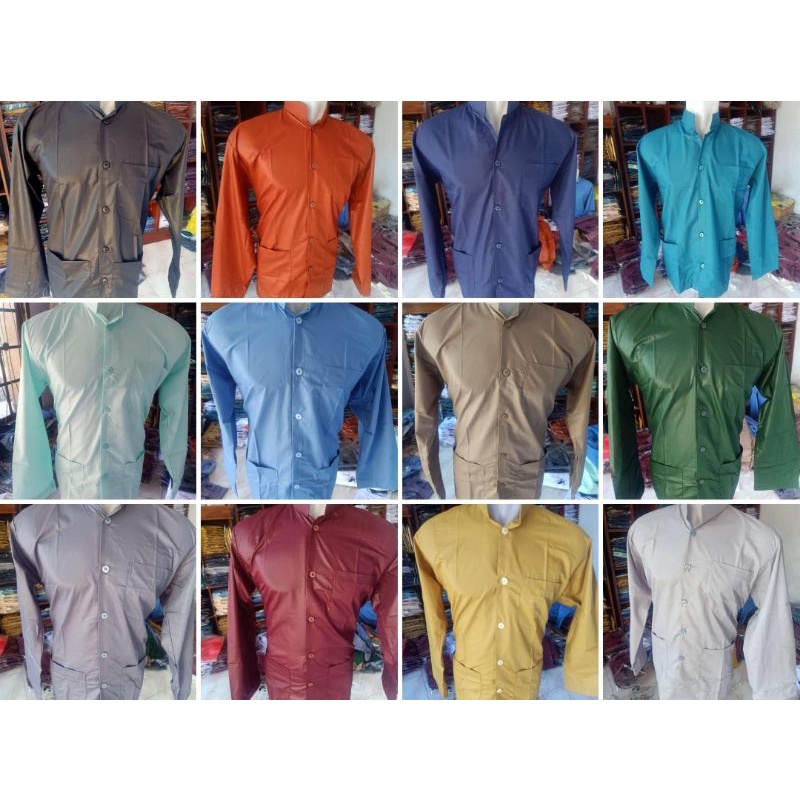 Baju Koko Haibah habaib polos