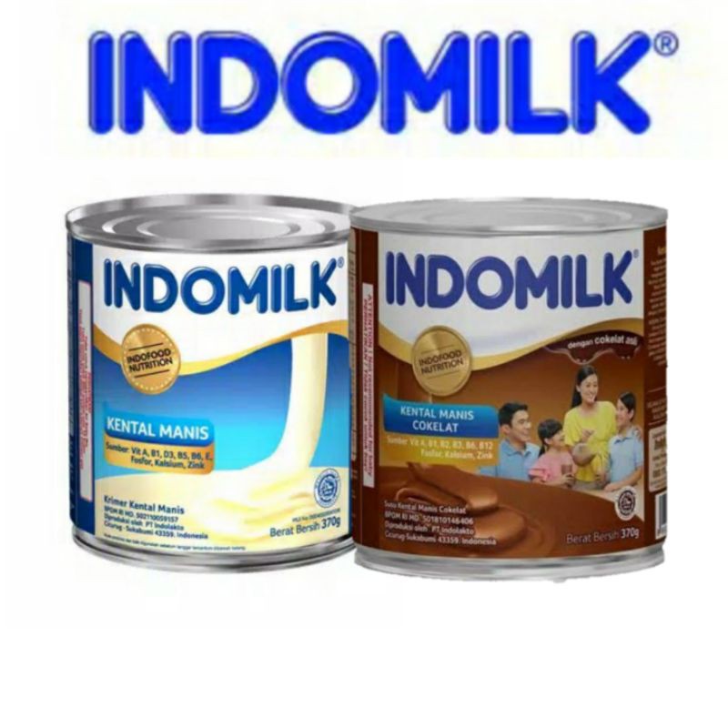 

Susu Kental Manis Indomilk Kaleng 370ml