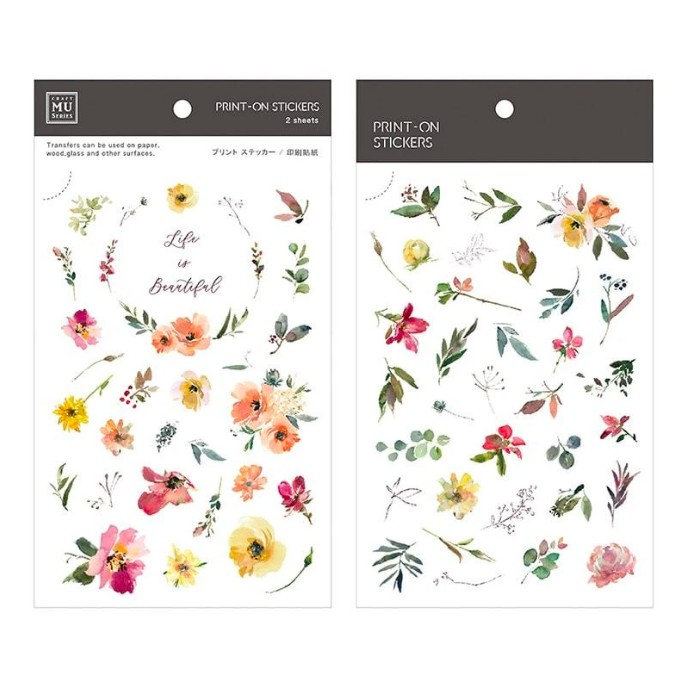

MU Lifestyle Print-On Sticker 082 - Life is Beautiful