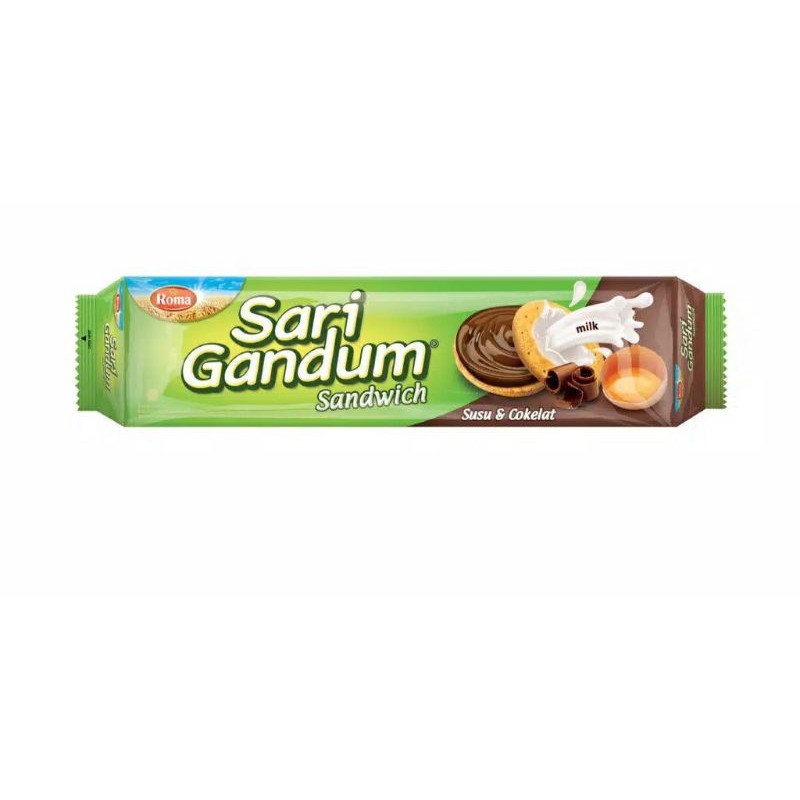 

Roma sari gandum coklat