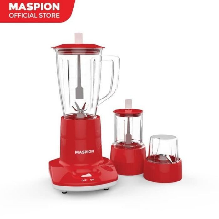 Blender Plastik Maspion MT 1263PL Kapasitas 1 Liter 3 Fungsi