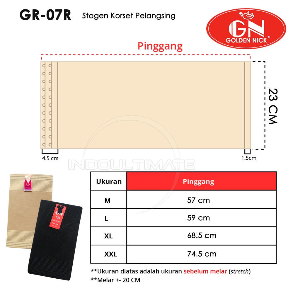 Stagen Cantol Rekat Ibu Hamil Korset Ibu Melahirkan (Tinggi 17 cm &amp; 23 cm) Gurita Grito Cantol Ibu Hamil Stagen Hamil GR-05C GR-06C GR-07R Korset Hamil Stagen Hamil Gurita Ibu Setelah Melahirkan Gurita Ibu Tali Gurita Melahirkan Yutind dan Golden Nick