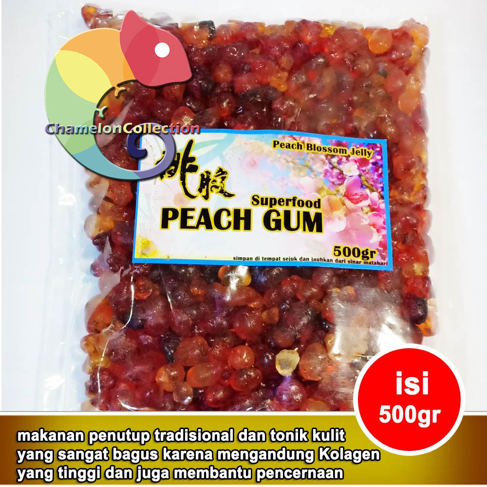 

Peach Gum ( Tao Jiao ) 500gram Super Premium Grade