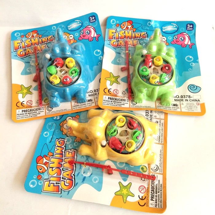 Mainan Anak Pancingan Ikan Putar Fun Magnetic Fishing Game Kail Pancing Memancing