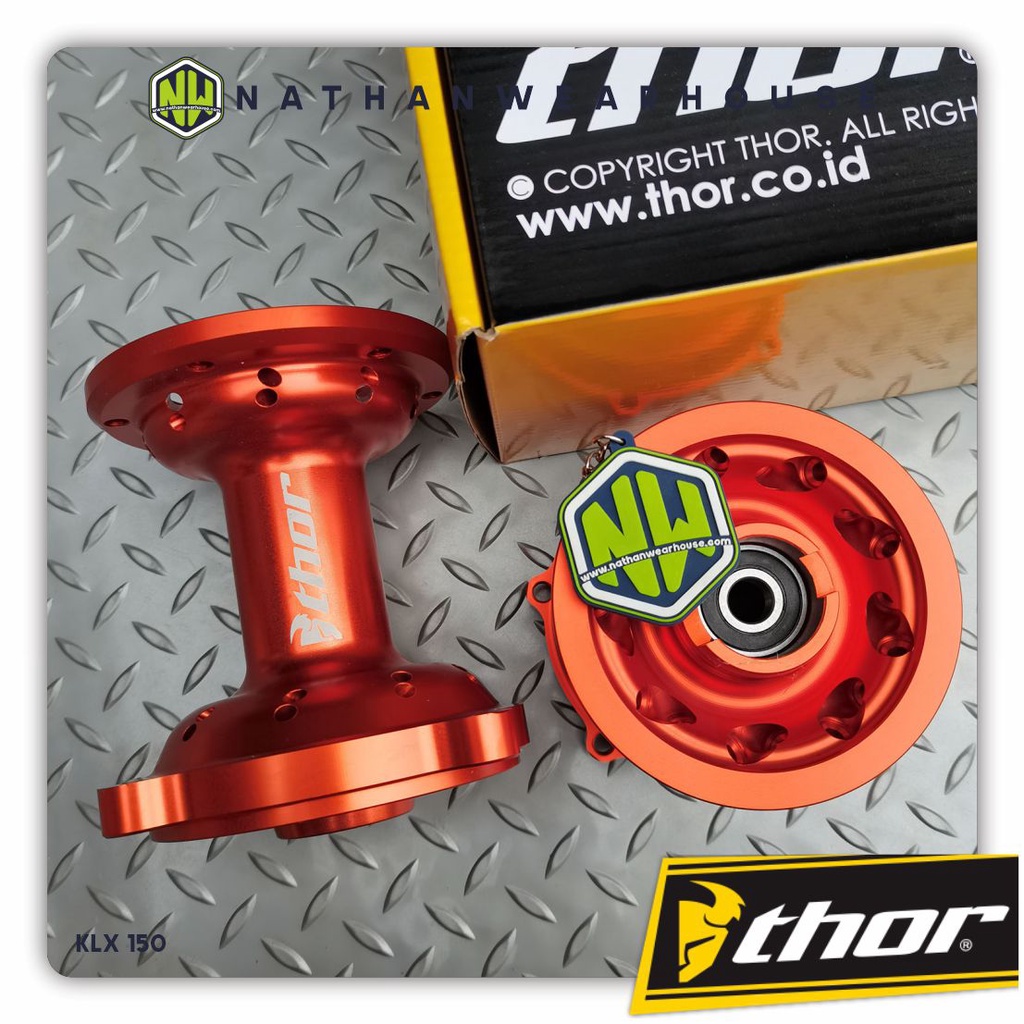 Tromol Set KLX 150 Depan Belakang CNC Forged 36H Thor