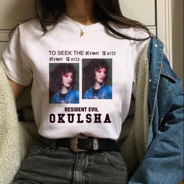 RESIDENT EVIL Kaos Wanita Tumblr Tee T-Shirt