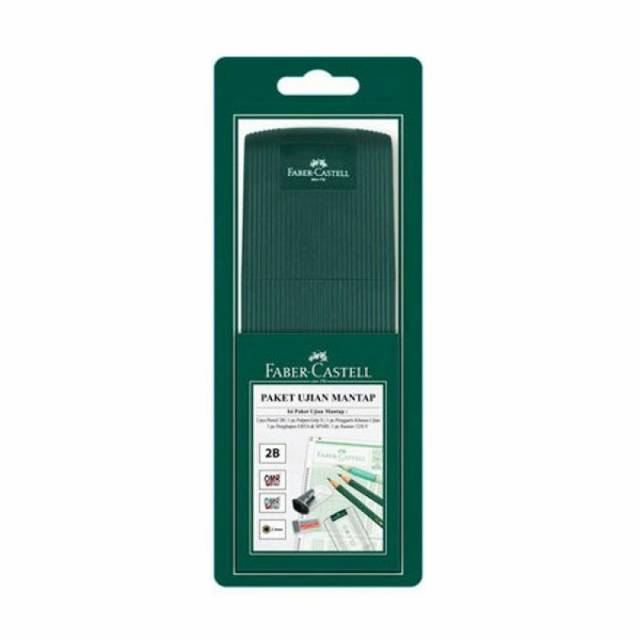 

Pensil Faber Castell 2B Paket Ujian Mantap