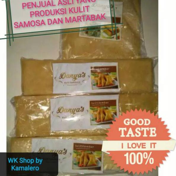 

Bayar Di Tempat ZCVFN KULIT SAMBOSA / SAMOSA SEDANG 30 CM X 7.8 CM (ISI 25 LEMBAR) 91 Ready Stock