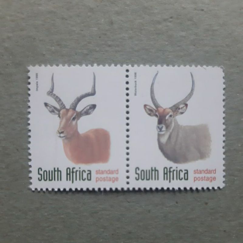 

Perangko South Africa seri binatang set 2 prangko