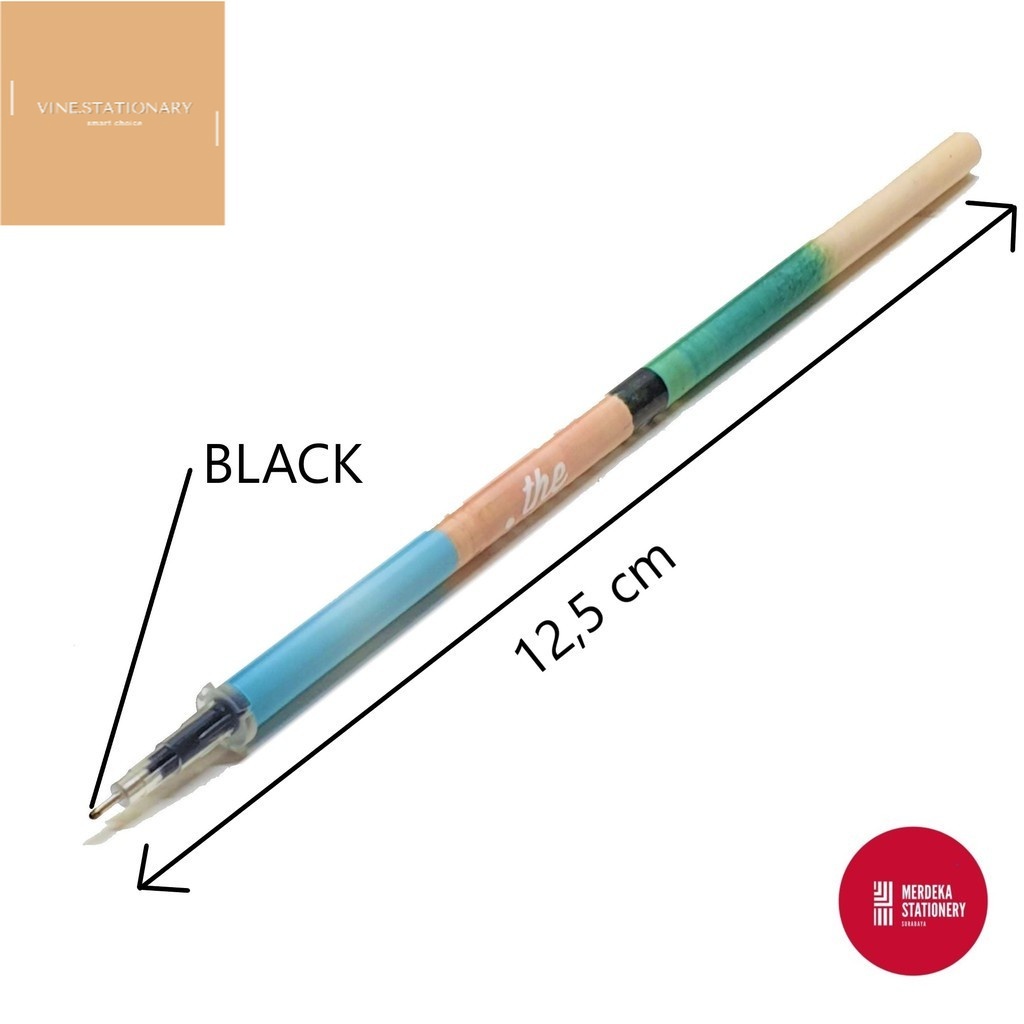 

Refill/Isi/Tinta pulpen/bolpen/ballpen Gel Pen Murah ZHI XIN 0.5mm HITAM/ISI BOLPOIN